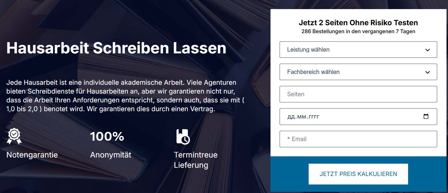 Hausarbeit-schreiben.com ghostwriting agentur