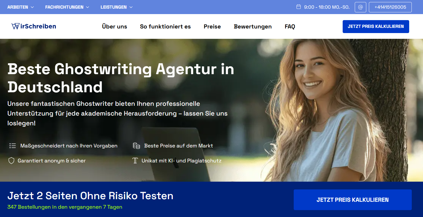 wirschreiben.com Ghostwriting Agentur
