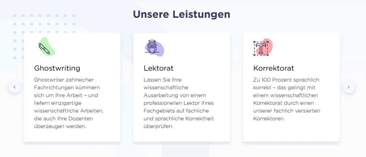 leistungen von AkadHilfe24