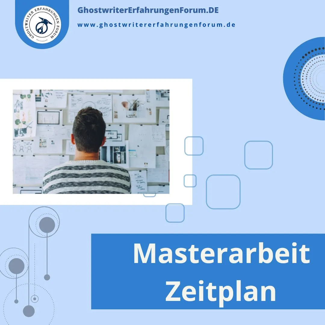 Masterarbeit Zeitplan