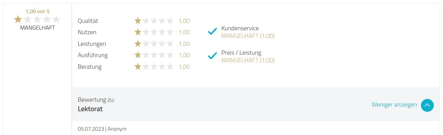 Negative Bewertungen Goodigoo.de